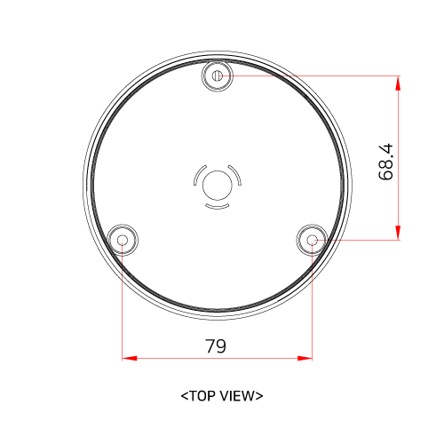 웹게이트 NK1080D-IR24-F3.6 2M IR IP 적외선 돔 카메라
