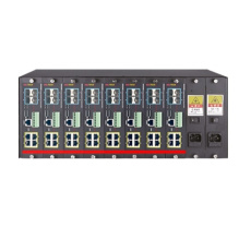 솔텍 SFC8100G-4U / 1U 1G 4포트 + 10G SFP 4슬롯 8모듈 샤시형 L2 스위칭허브