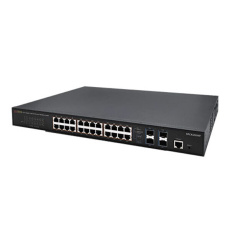 솔텍 SFC4100HP 10G 관리형 L2 스위치 (1Gbps PoE 24포트/10G SFP 4슬롯)