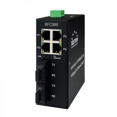 솔텍 SFC300-SCM2 산업용 멀티모드 광 2포트 TP 4포트 스위칭허브