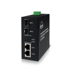 솔텍 SFC300GS 산업용 스위치 (1Gbps TP 2포트/1G SFP 2슬롯)