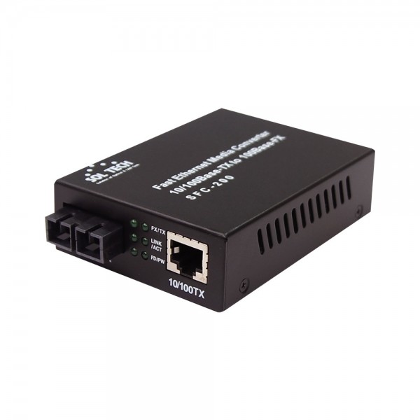 솔텍 SFC200-SCS 싱글모드 100Mbps 광컨버터