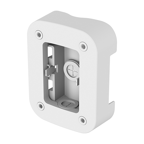 한화비전 SBP-050PMW 카메라 연결 설치용 박스 기둥 마운트