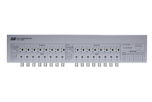 한화비전 THUP-1600RX  AHD카메라 전용 16채널 UTP 전송 수신기 700M