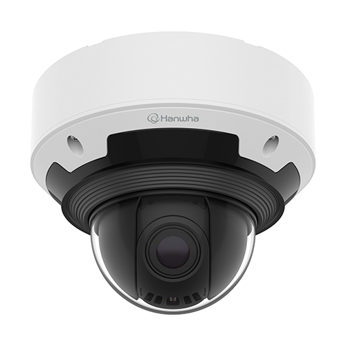 한화비전 PNV-A9082RZ IP 800만화소 5.9~13.3mm 전동가변 AI 실외 반달 돔 카메라