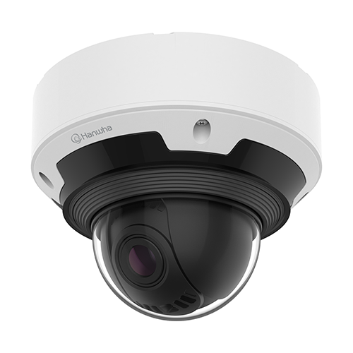 한화비전 PNV-A9082RZ IP 800만화소 5.9~13.3mm 전동가변 AI 실외 반달 돔 카메라