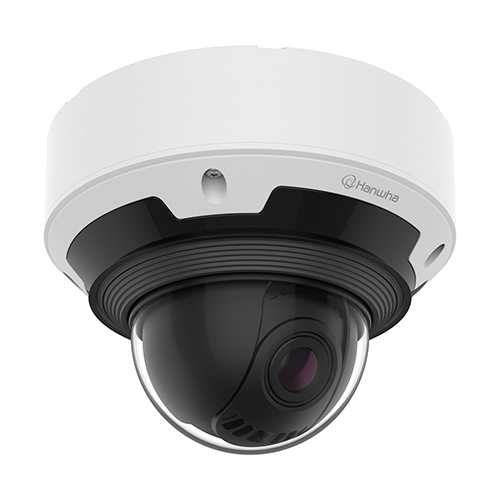한화비전 PNV-A9082RZ IP 800만화소 5.9~13.3mm 전동가변 AI 실외 반달 돔 카메라