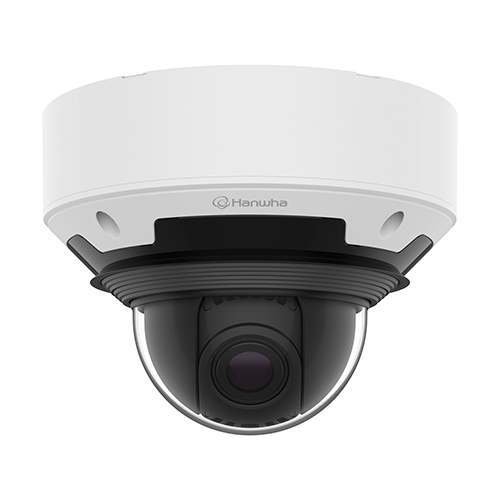 한화비전 PNV-A9082RZ IP 800만화소 5.9~13.3mm 전동가변 AI 실외 반달 돔 카메라