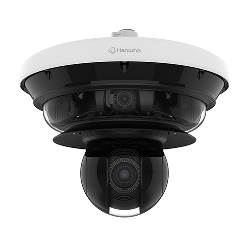 한화비전 PNM-C34404RQPZ AI 4K 4채널 PTRZ+2MP PTZ IR 카메라