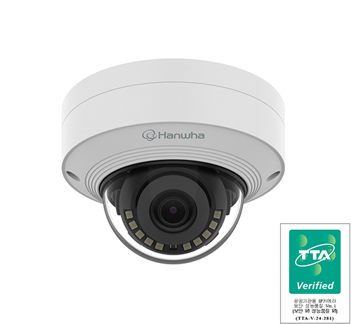 한화비전 QNV-C8011RMG 5M IR 얼굴마스킹용 반달돔 5MP